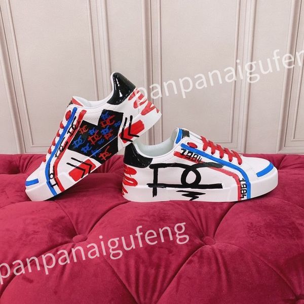 

2023 designer casual shoes calf leather sneaker fashion lady white flat platform runners trainers for mens shoes sneakers, Black