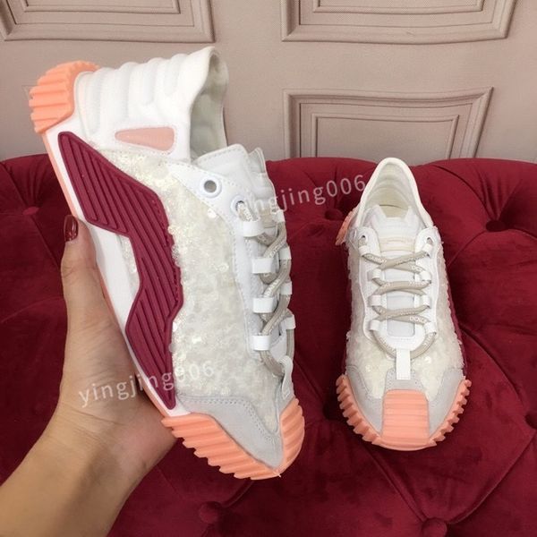 

2023r fashion casual shoes leather lace-up sneaker fashion lady flat running trainers letters women men gym sneakers, Black