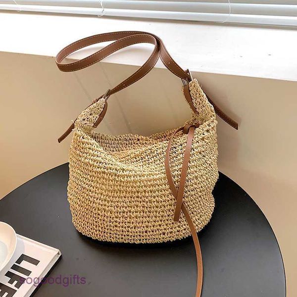 

bottegas bag point venetas new straw woven bag for women 2023 summer new versatile large capacity fashionable shoulder diagonal n01e with lo
