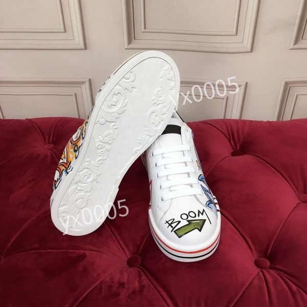 

2023new mens fashion sneaker casual shoes trainers dress shoes men women leather breathable open for change outdoor sports sneakers, Black