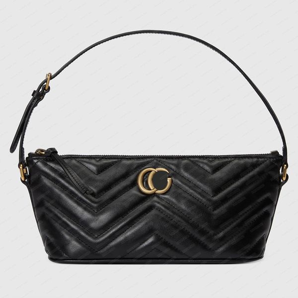 

designer wallets g tote quilted bag one shoulder underarm zipper handbags black v-shaped cowhide women daily wallet handbag underarm bag tra