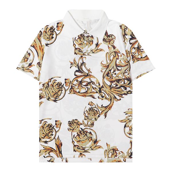 

ppa 2023spring luxury italy men t-shirt designer polo shirts high street embroidery small horse crocodile printing clothing mens brand, White;black