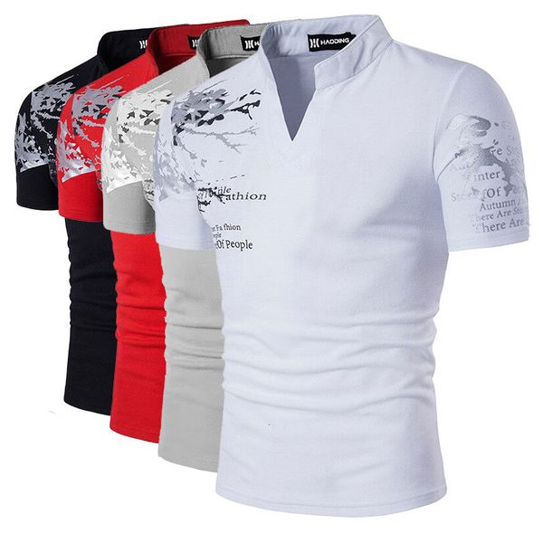 

men's polos men polo men shirt short sleeve polo shirt print polo clothing summer streetwear casual fashion men 230427, White;black