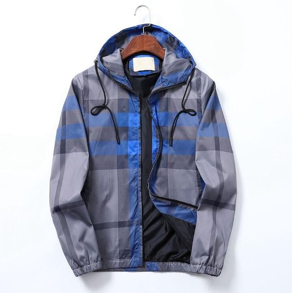 

fashion mens jackets spring autumn baseball slim stylist classic casual man windbreaker outerwear zipper hoodies designer coats, Black;brown