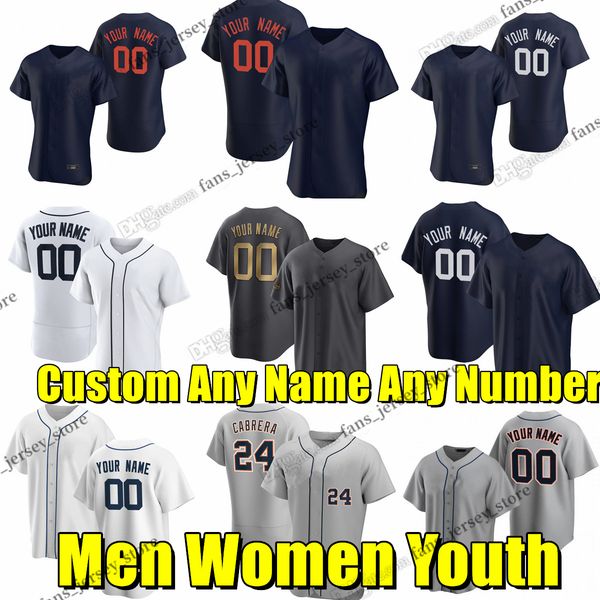 

custom s-6xl miguel cabrera baseball jersey javier baez jonathan schoop spencer torkelson matt vierling eric haase akil baddoo jake rogers t, Blue;black