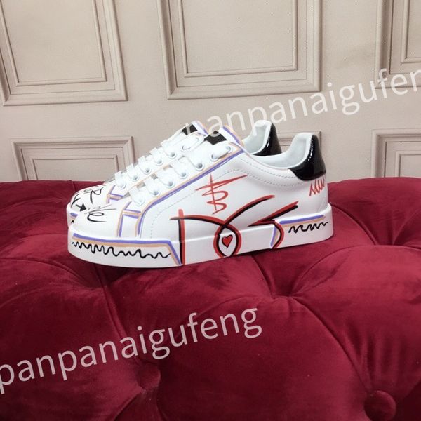 

2023 new luxurys designer casual shoes calf leather sneaker fashion lady white flat platform runners trainers for mens shoe sneakers, Black