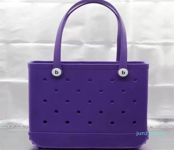 

waterproof woman eva bogg bag tote large shopping basket bags storage washable beach silicone bog bag purse eco jelly candy lady 29287130