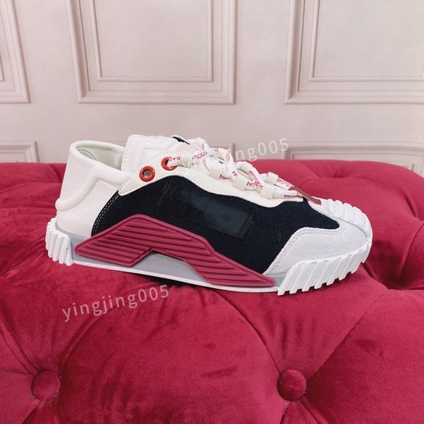 

2023new designer mens causal shoes fashion womans leather lace up platform sole sneakers white black mens womens luxury velvet suede