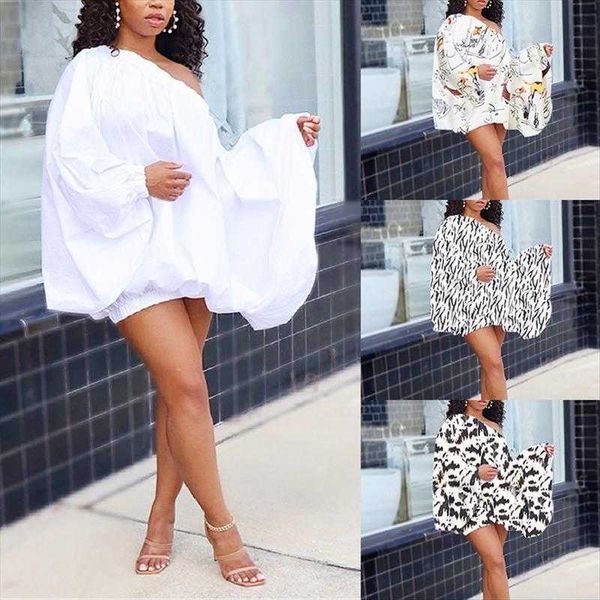 

casual clothing dresses trendy short skirt off shoulder loose dress, Black;gray