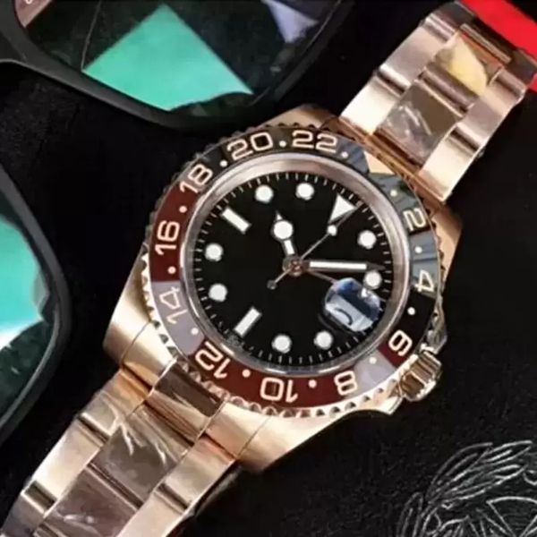 

2023 aaa quality ceramic bezel mens watches automatic mechanical 2813 movement designer watch luminous sapphire waterproof sports self-wind, Slivery;brown