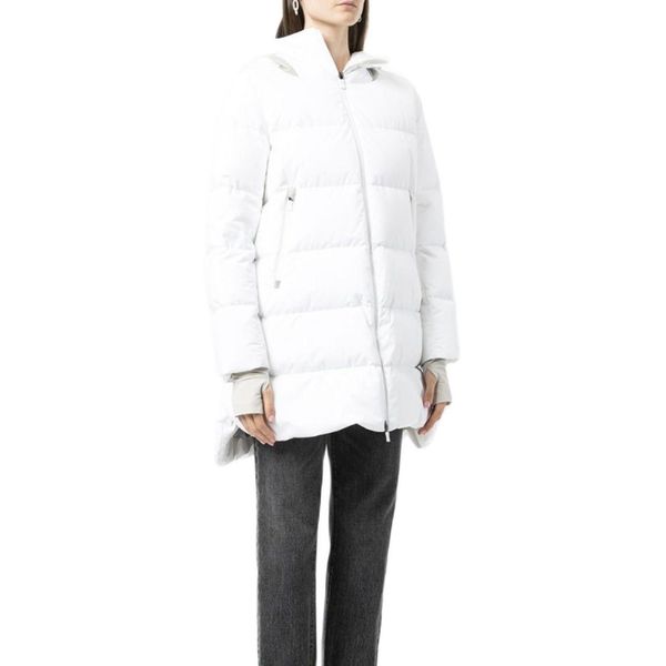 

parkas hvrno 2021 new midlength down jacket with jacket over the knee loose down jacket, Black