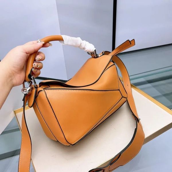 

puzzle luxury designer bags fashion womens shoulder crossbody handbags clutch handbag totes purse classic leather geometry bag lady wallet