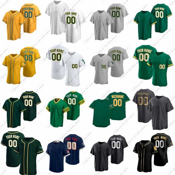 

2023 custom jackson baseball jerseys chapman canseco henderson davis pina diaz jimenez familia fujinami kaprielian long lovelady miller moll, Blue;black