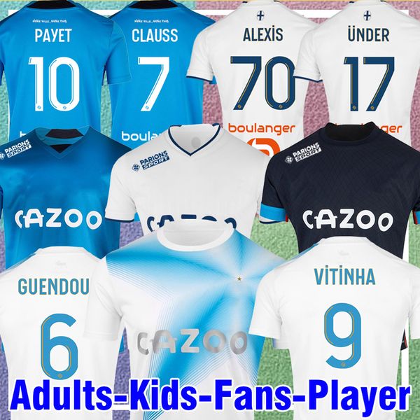 

fans player 22 23 soccer jerseys vitinha maillot de foot 2022 2023 payet guendouzi man kids football shirt hommes enfants clauss alexis nuno, Black;yellow