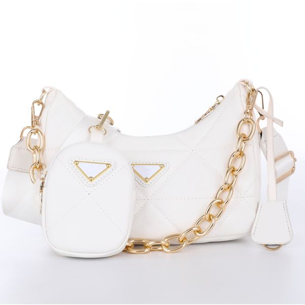 

luxury designer bag handbag nylon messenger bag sale 3 piece man womens classic ladies underarm shoulder wallet retro star cleo hobo purse f