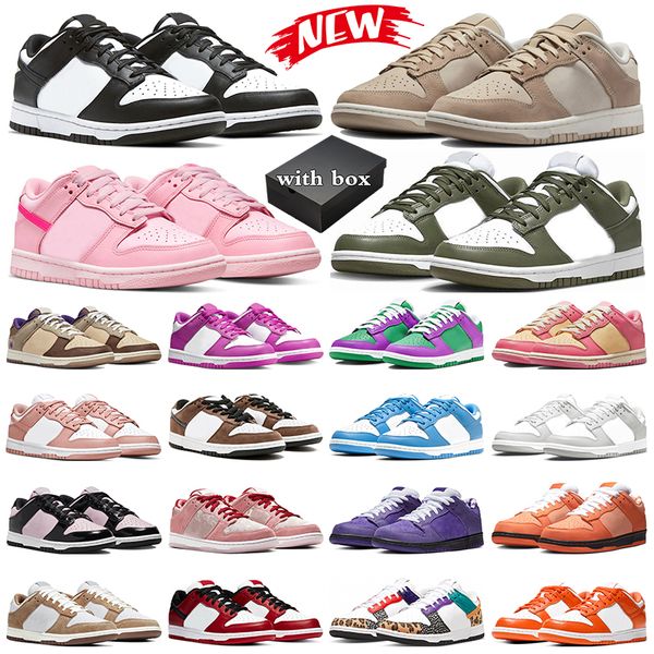 

with box sanddrift running shoes mens womens trainers panda triple pink foam active fuchsia orange lobster medium olive grey fog gai sports