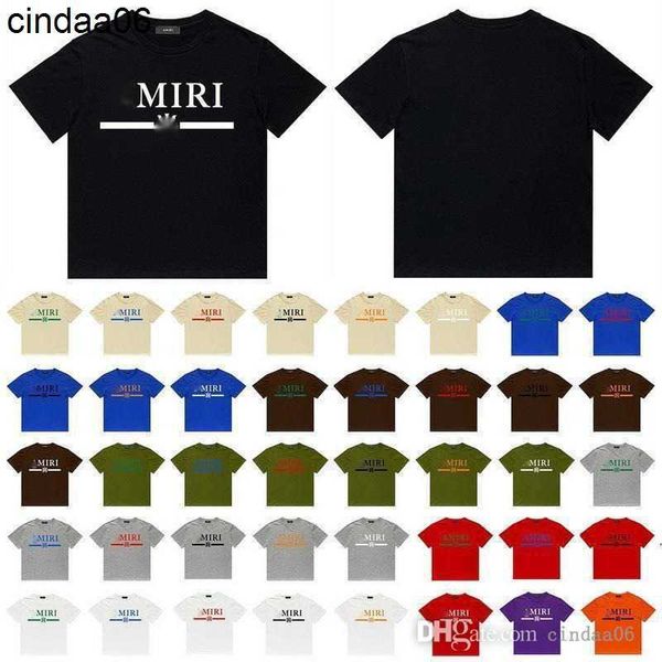 

designer mens t shirt 2023 new summer tee shirt letter printed casual hip hop high street round neck short sleeve t-shirt, White;black