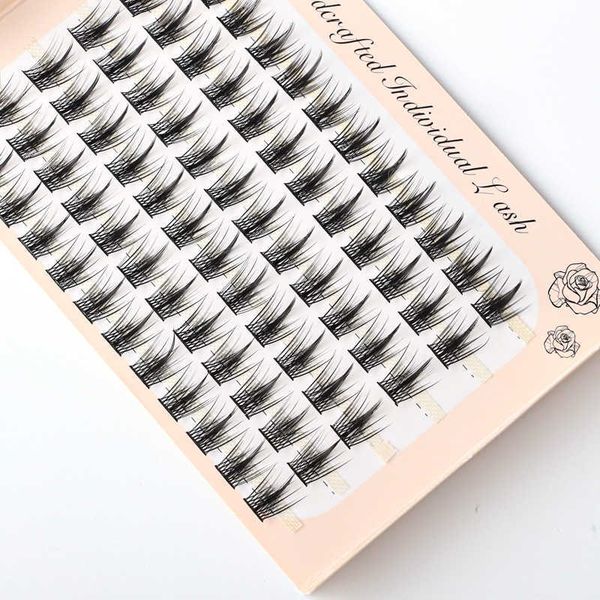 

3 pcfalse eyelashes 72 bundles single cluster false lashes premade volume fans individual eyelash segmented natural fake lashes for eye exte