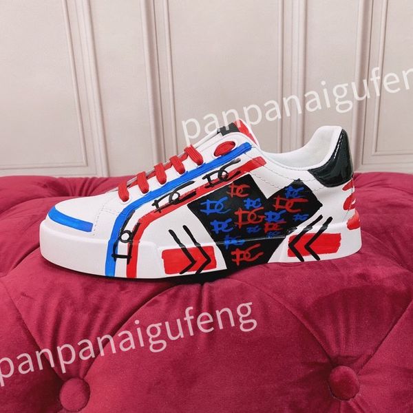 

luxury designer casual shoes calf leather sneaker fashion lady white flat platform runners trainers for mens shoes sneakers, Black