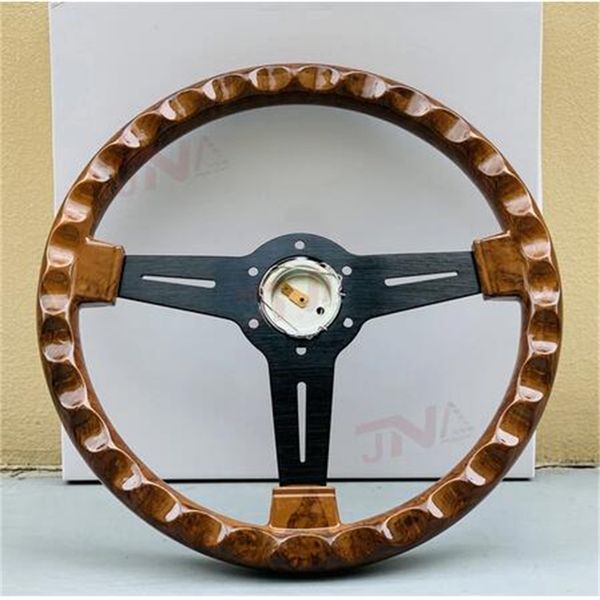 

copy wood steering wheel with horn kit for car high performance wooden look steering wheel