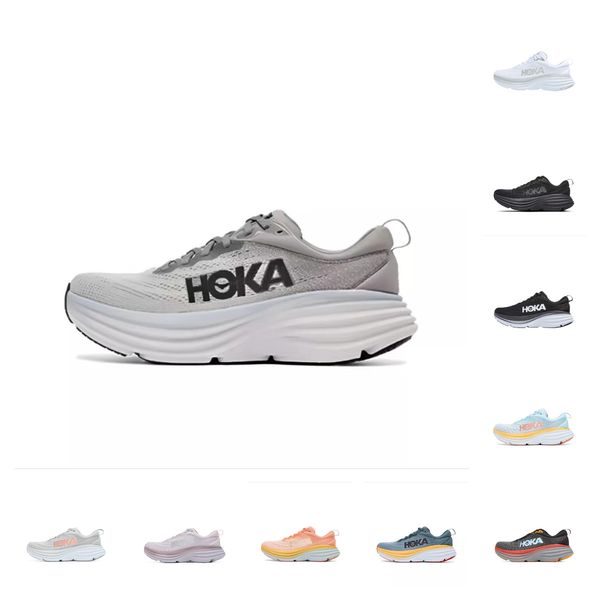 

hoka one one bondi 8 running shoes for mens women clifton carbon x 2 kawana challenger atr 6 sneakers lifestyle shock absorption triple whit