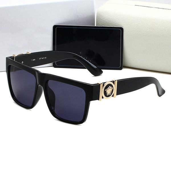 

luxury designer sunglasses for men and women summer style sunglasses anti-ultraviolet retro square frame fashion eyeglasses come with, White;black