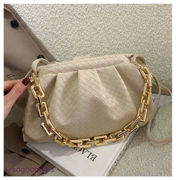 

mini bottegas bag jodie venetas women's bag 2023 autumn and winter new fashion femininity chain hand net red ins woven cloud with logo