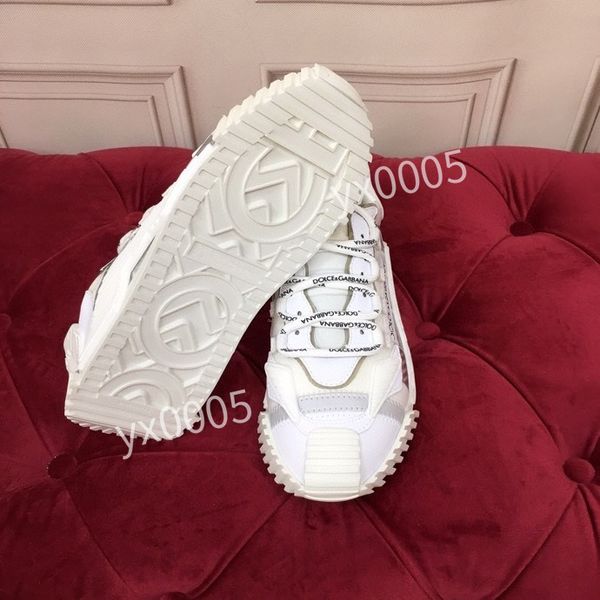 

new fashion designer sneaker casual shoes trainers dress shoes men womens leather breathable open for change outdoor sports sneakers, Black