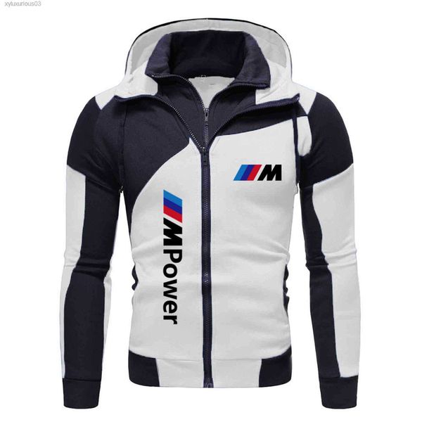 

jacketmens designer shirts 2023 bmw jacket men sweatshirt zipper hoody spring autumn cotton hoodies harajuku male clothing coat, Black;brown
