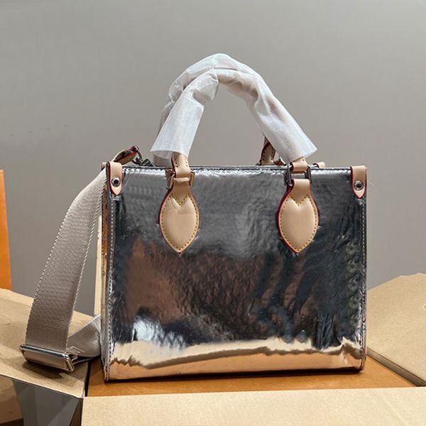 

women totes bag crossbody bag large capacity handbag purse shoulder bags mirror quality silver jungle mommy bag fashion letter printing remo