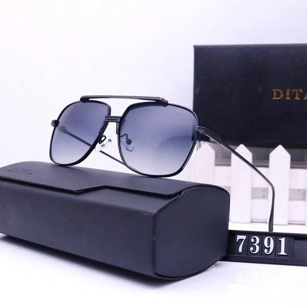 

sunglasses dita for men and women the same fashion casual box metal glasses for cycling holiday sunglasses 7391, White;black