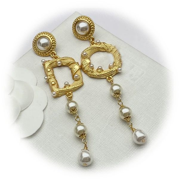 

luxury pearl stud earrings designer womens jewelry gold love earrings letter dangle earrings fashion quality wedding wedding gifts preferred, Golden;silver