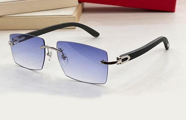 

rimless sunglasses gold blue gradient men summer fashion sunglasses sunnies gafas de sol sonnenbrille sun shades uv400 eyewear with box, White;black