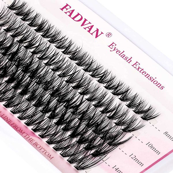 

3 pcfalse eyelashes fadvan diy eyelashes clusters 10d/20d/30d/40d premade fan lash extension individual heat bonded cluster lashes natural s