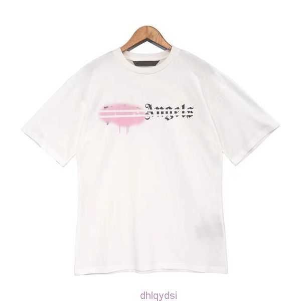 

angels designer tees men's angel plus t shirt pa clothing spray letter short sleeve spring summer tide men and women 6 93e1, White;black