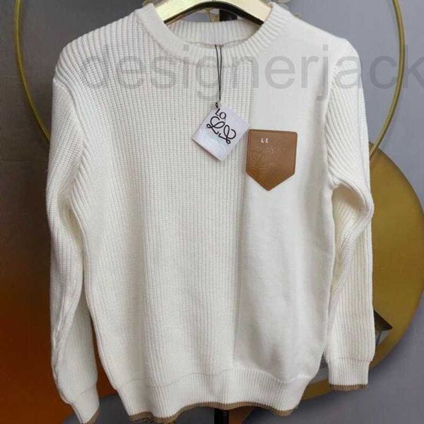

men's sweaters designer sweater hoodie spring autumn knitwear round neck pullover mens womens casual shirts warm breathable sweatshirts, White;black