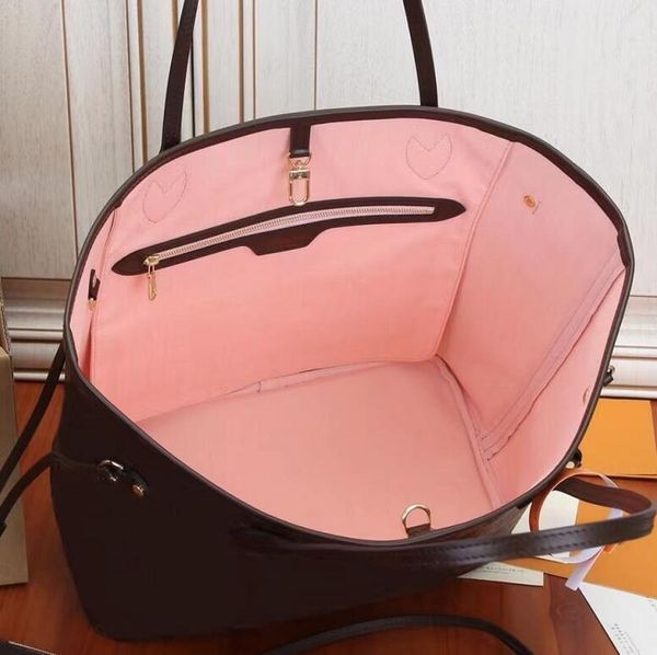 

tote bags handbag for women brown flower shopping bag classic letter clutch purses fashion genuine leather women fashion large capacity bags
