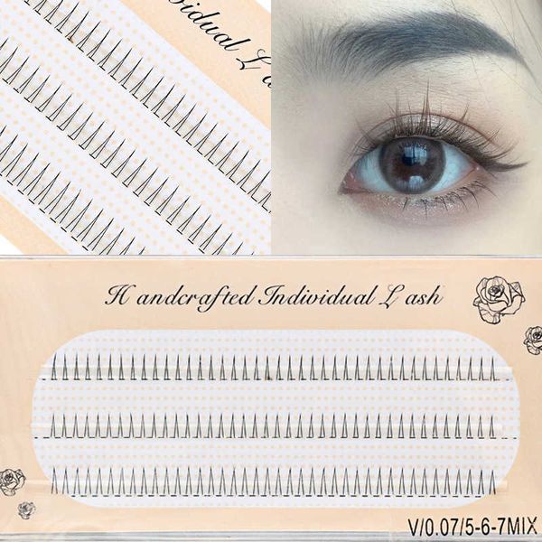 

3 pcfalse eyelashes 120 clusters v shape lower eyelashes extension under eye lashes natural individual false eyelashes professional makeup t