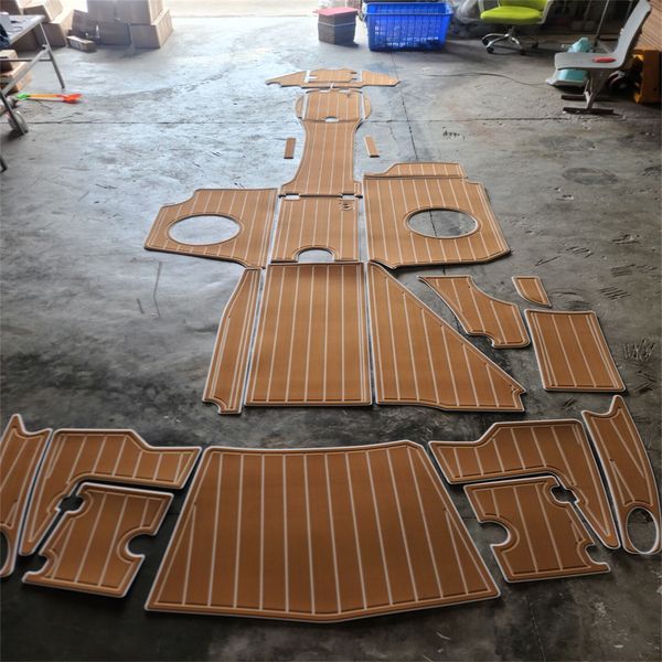 

2008 chaparral 264 sunesta swim platform cockpit boat eva teak deck floor pad
