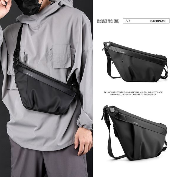 

external frame packs men's large capacity one shoulder crossbody bag business casual chest digital storage personal anti theft 230427