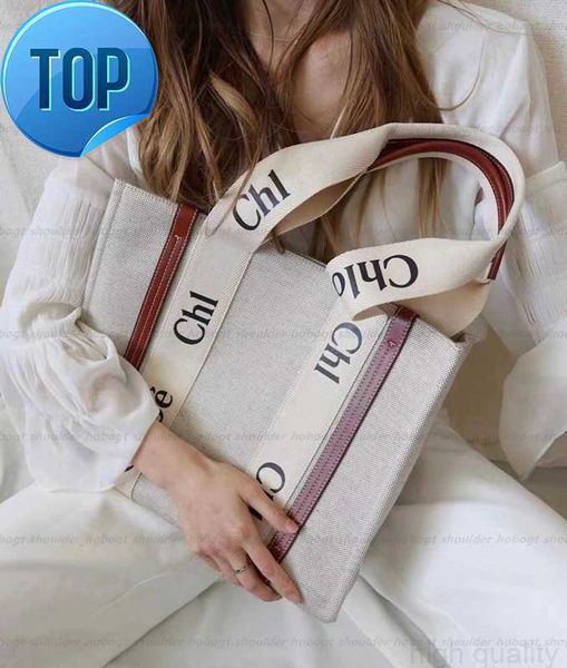 

shopping bags luxury designer famous women handbags woody tote shopping bag single handbag canvas fashion pm large beach bags travel wholesa