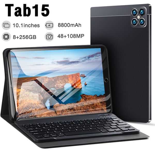 

ONE FROG Tab15 Learning tablet Built in globally renowned Khan Academy APP Dimensity 9000 10 cores 10.1-inch screen signal 5G 12GB+512GB 8800mah Android 12, Black
