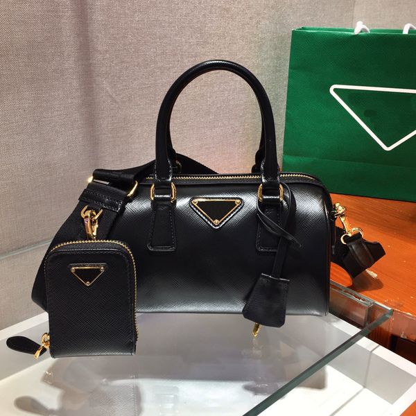 

7a boston pillow bag women 1ba846 three in one shoulder handbag purse cross body bags zipper closure bottom rivet protection detachable lett