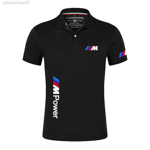 

summer bmw car polo shirts men comfortable short sleeves male cotton casual customize sport t shirt, White;black