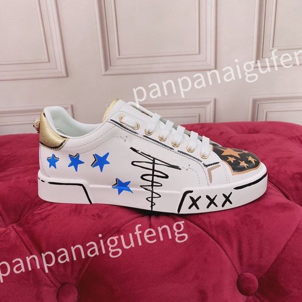 

designer casual shoes calf leather sneaker fashion lady white flat platform runners trainers for mens shoe sneakers, Black