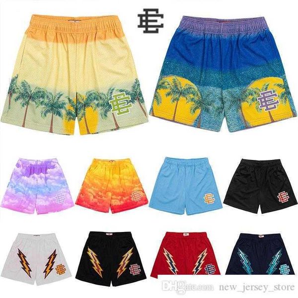 

men's shorts eric emanuel ee basic mens womens designers york city skyline fitness sweatpants short fanshion men summer gym workout bre, White;black