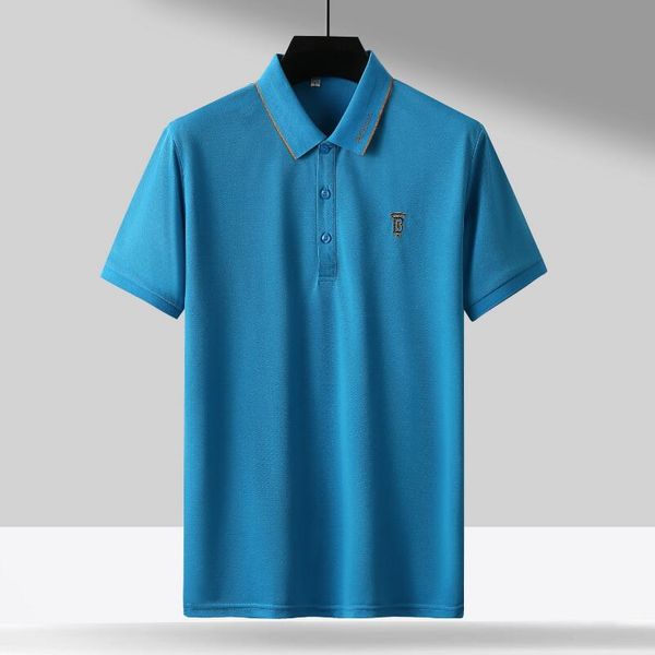 

new men's polo shirt short sleeve t-shirt loose summer solid half sleeve t-shirt casual men's asian size m-xxxl, White;black