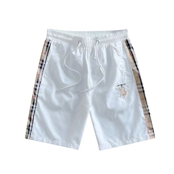 

2023 summer men nylon swim shorts fashion designer gentleman side pockets swimear boy zipper closure back pocket tonal drawcord short pants, White;black