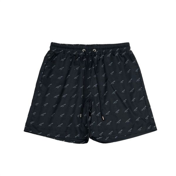 

2023 summer men nylon swim shorts fashion designer gentleman side pockets swimear boy zipper closure back pocket tonal drawcord short pants, White;black