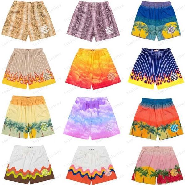 

men's shorts eric emanuel ee basic short york city skyline fitness sweatpants summer gym workout, White;black